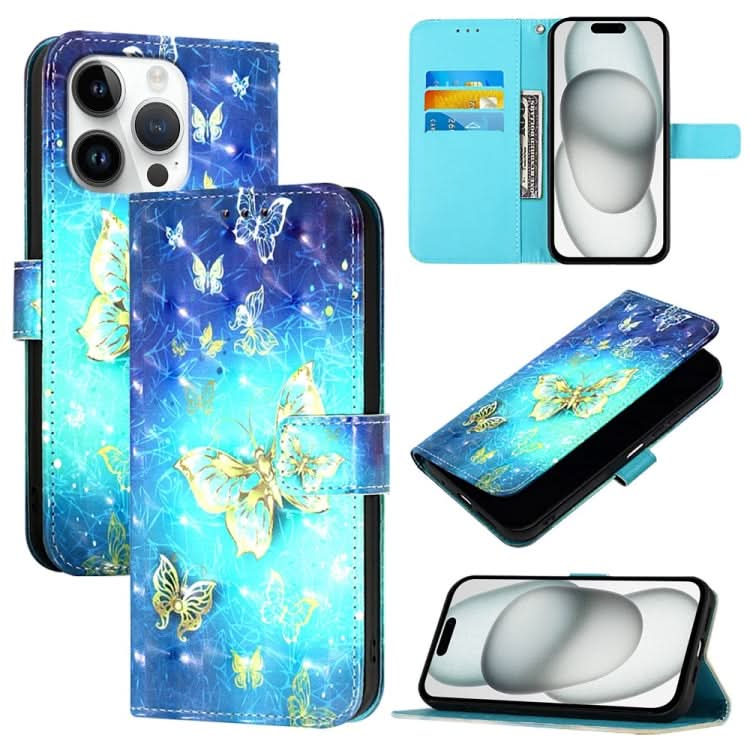 3D Painting Horizontal Flip Leather Phone Case, Series 2