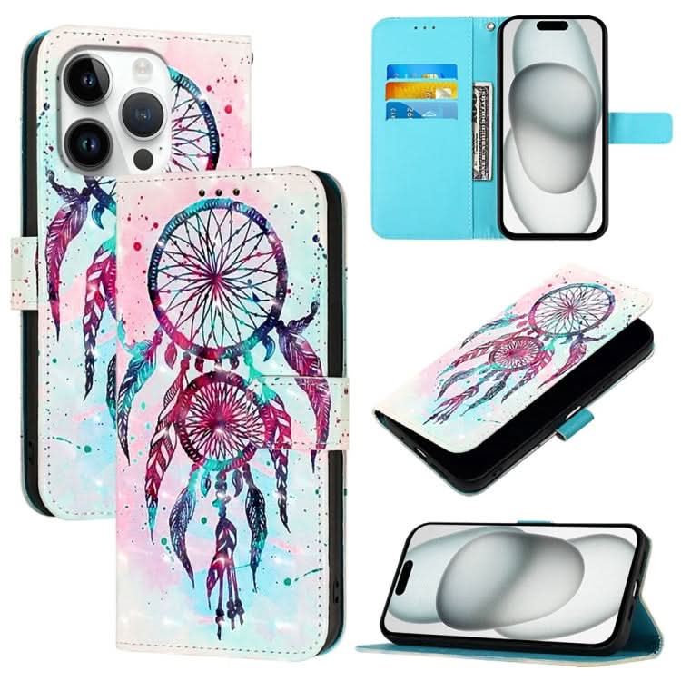 3D Painting Horizontal Flip Leather Phone Case, Series 2