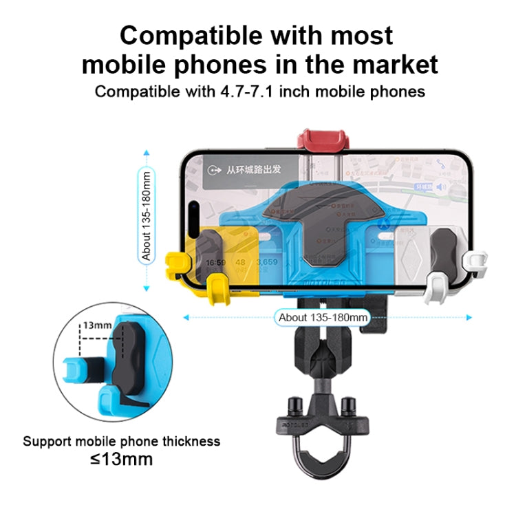 MOTOSLG Crab Motorcycle Phone Clamp Bracket ÎҵÄÉ̵ê