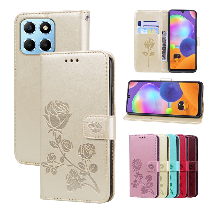 Rose Embossed Flip PU Leather Phone Case, Series 1