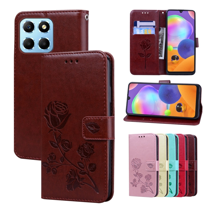 Rose Embossed Flip PU Leather Phone Case, Series 1