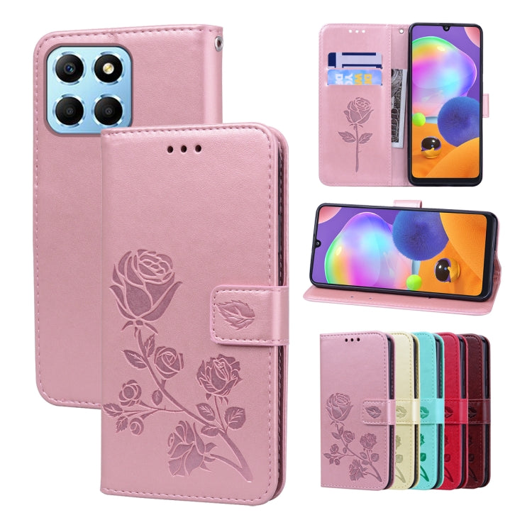 Rose Embossed Flip PU Leather Phone Case, Series 1