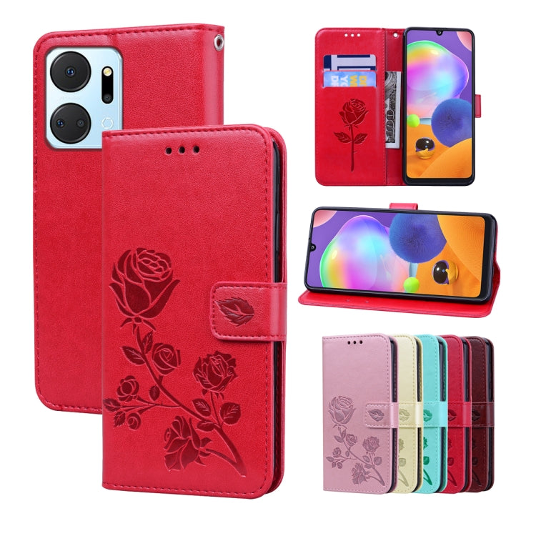 Rose Embossed Flip PU Leather Phone Case, Series 1