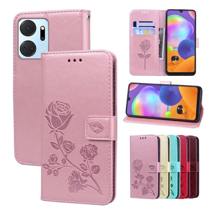 Rose Embossed Flip PU Leather Phone Case, Series 1