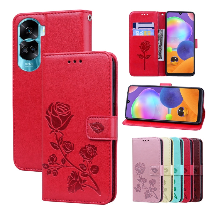 Rose Embossed Flip PU Leather Phone Case, Series 1