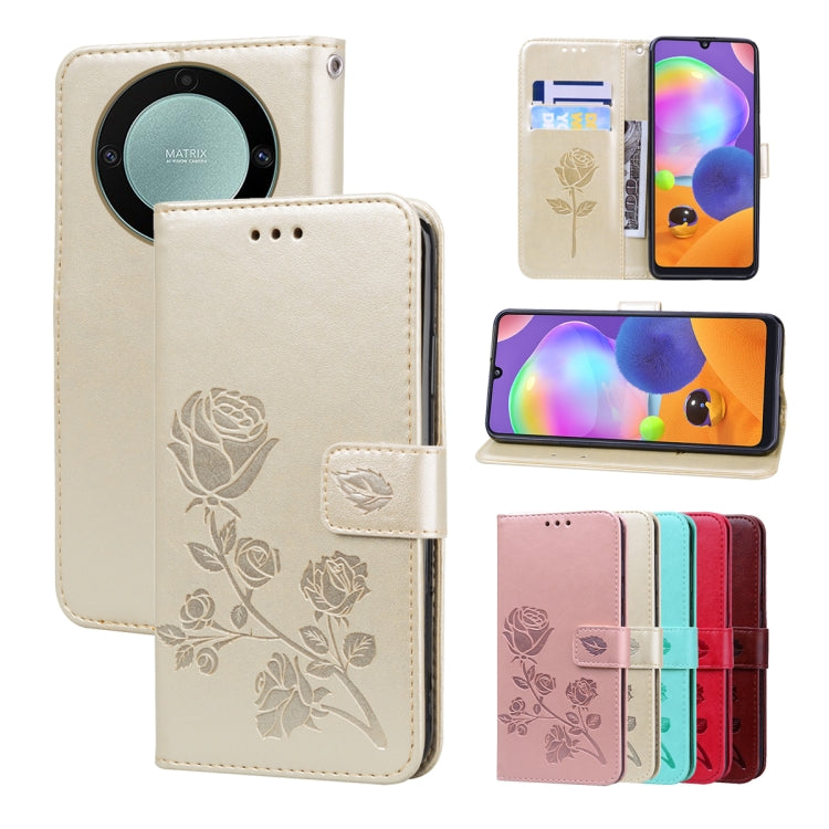 Rose Embossed Flip PU Leather Phone Case, Series 1