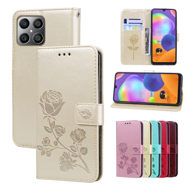 Rose Embossed Flip PU Leather Phone Case, Series 1