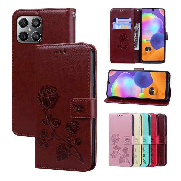 Rose Embossed Flip PU Leather Phone Case, Series 1