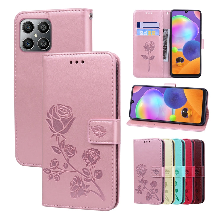 Rose Embossed Flip PU Leather Phone Case, Series 1