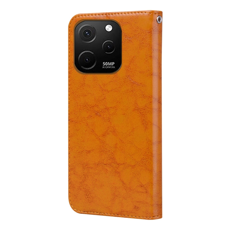 Oil Wax Texture Leather Phone Case My Store