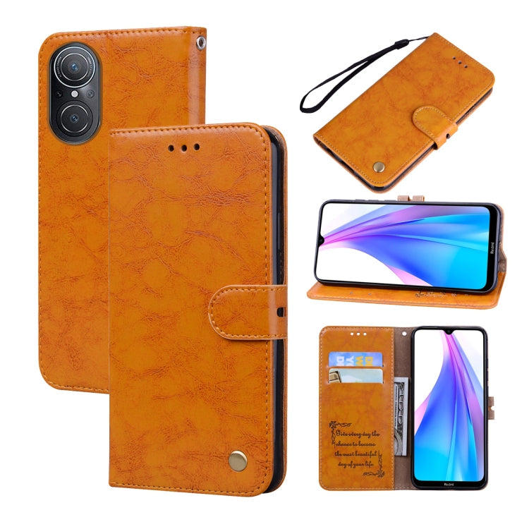 Oil Wax Texture Leather Phone Case My Store