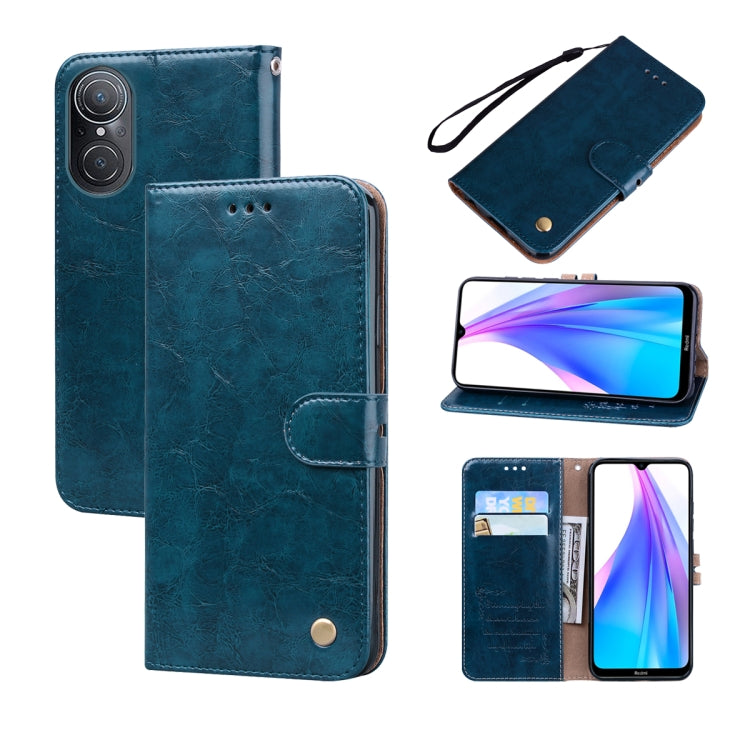 Oil Wax Texture Leather Phone Case