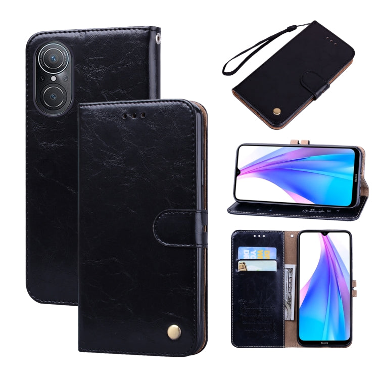 Oil Wax Texture Leather Phone Case My Store