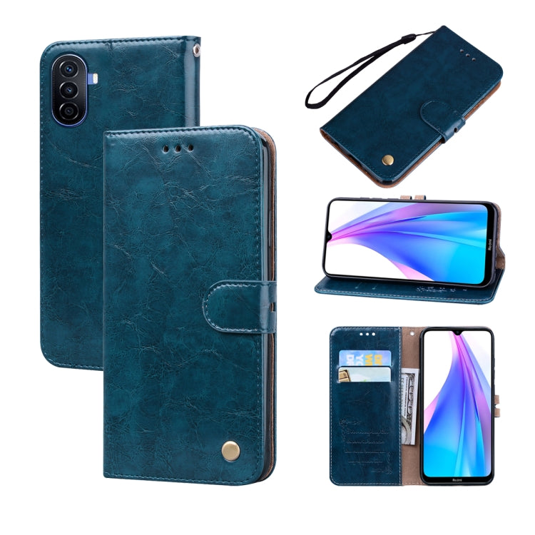 Oil Wax Texture Leather Phone Case My Store