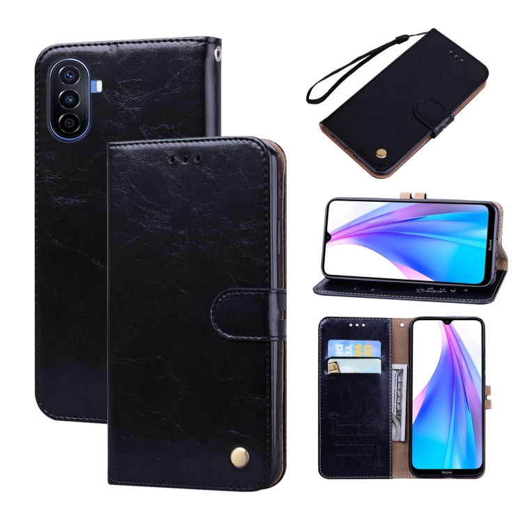 Oil Wax Texture Leather Phone Case