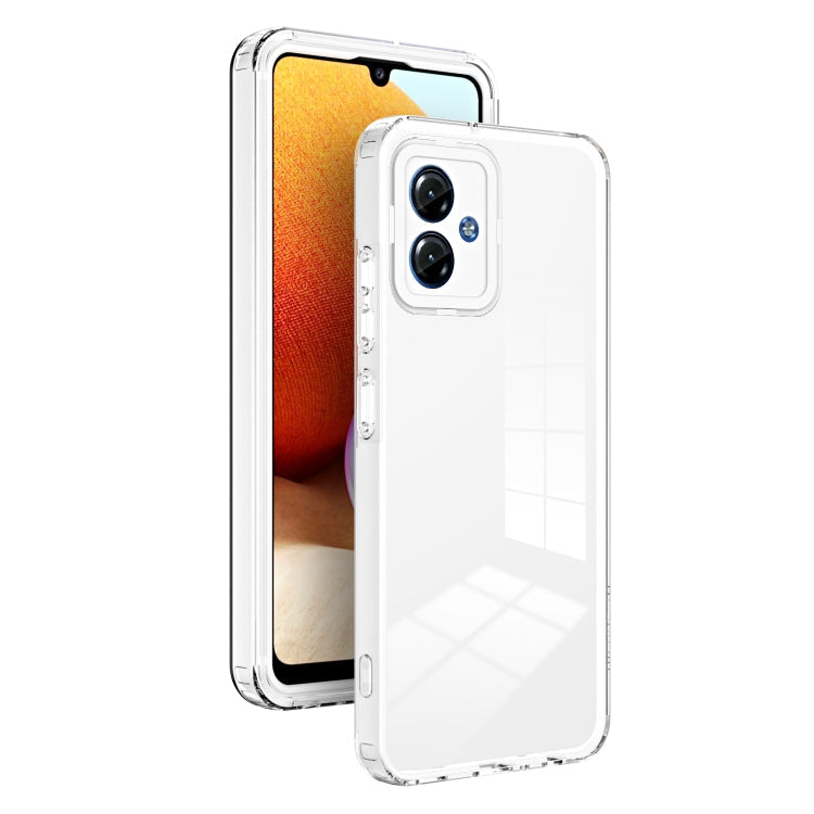 3 in 1 Clear TPU Color PC Frame Phone Case-Reluova