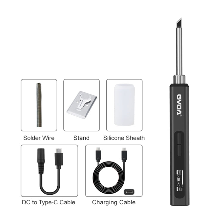 GVDA GD300 Intelligent Internal Heating Digital Display Constant Temperature Maintenance Electric Soldering Iron