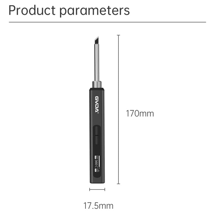 GVDA GD300 Intelligent Internal Heating Digital Display Constant Temperature Maintenance Electric Soldering Iron My Store