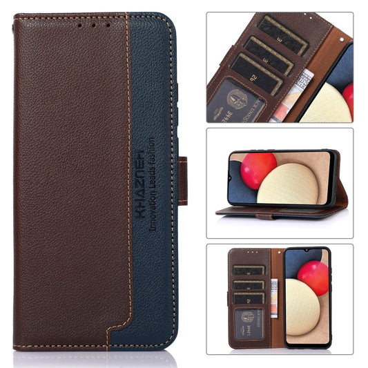 KHAZNEH Litchi Texture Leather RFID Phone Case My Store