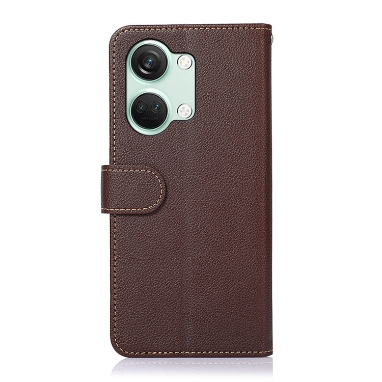 KHAZNEH Litchi Texture Leather RFID Phone Case My Store