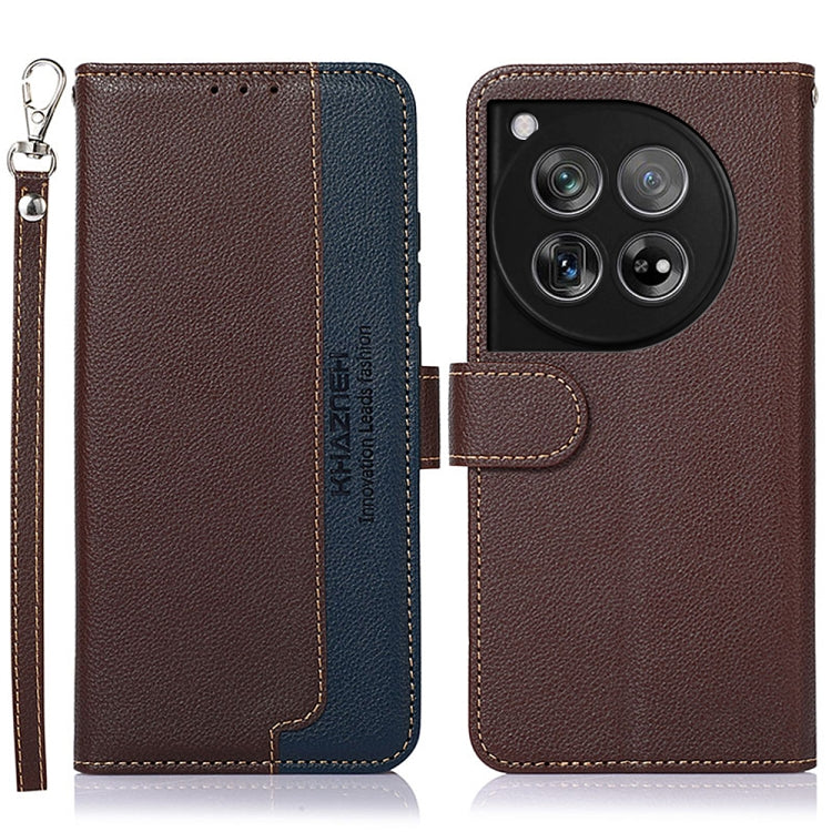 KHAZNEH Litchi Texture Leather RFID Phone Case My Store