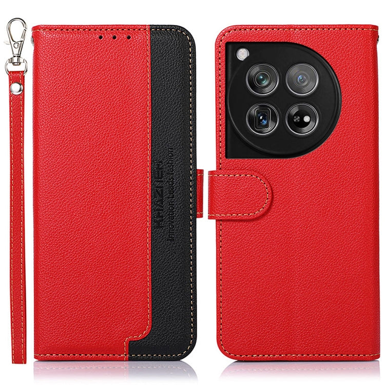 KHAZNEH Litchi Texture Leather RFID Phone Case My Store