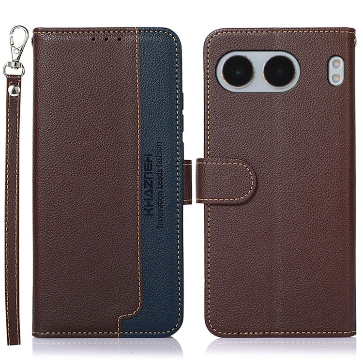 KHAZNEH Litchi Texture Leather RFID Phone Case My Store