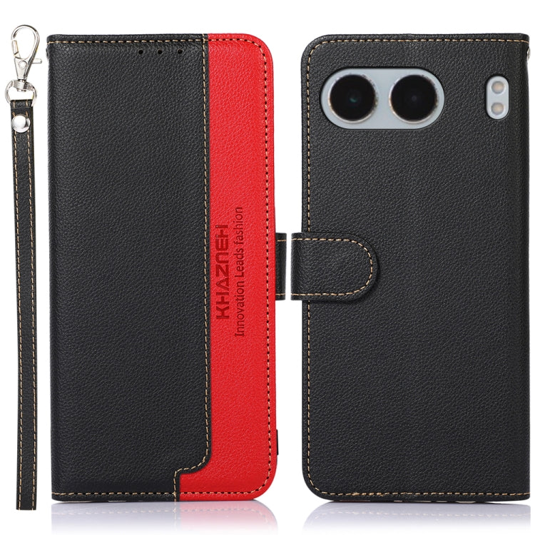 KHAZNEH Litchi Texture Leather RFID Phone Case My Store