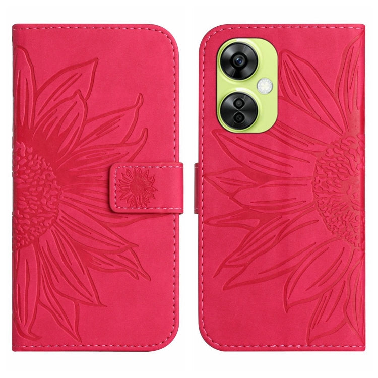 Skin Feel Sun Flower Embossed Leather Phone Case with Lanyard, Series 2 My Store