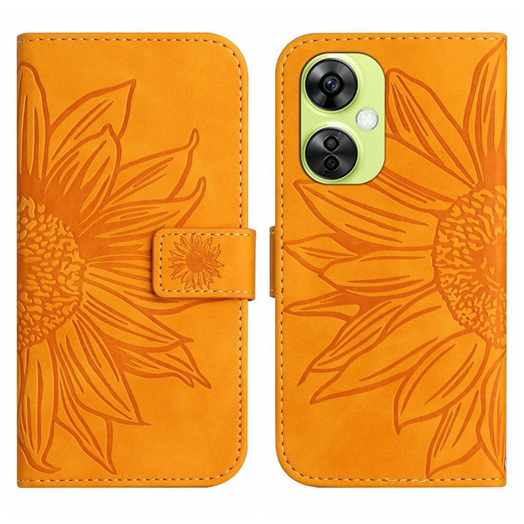 Skin Feel Sun Flower Embossed Leather Phone Case with Lanyard, Series 2 My Store