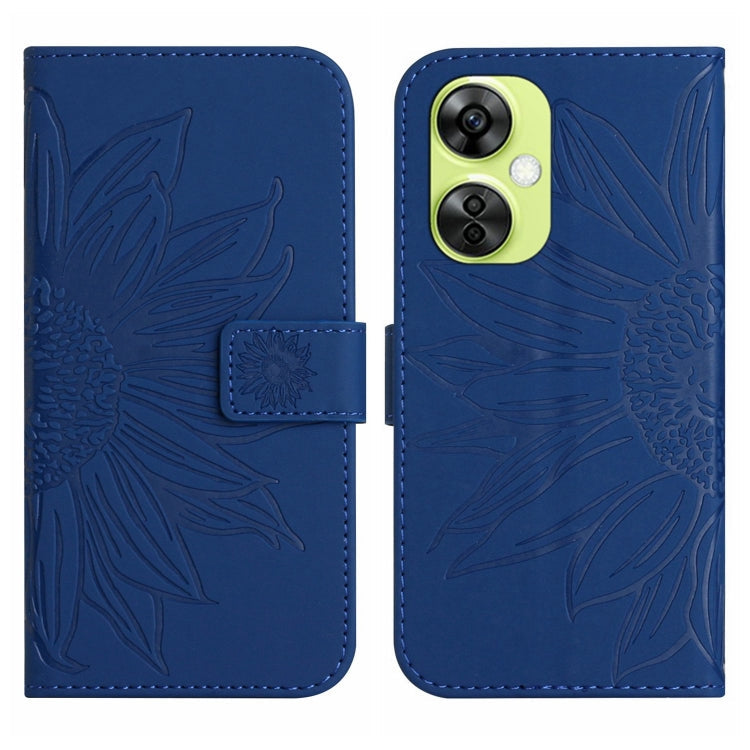 Skin Feel Sun Flower Embossed Leather Phone Case with Lanyard, Series 2 My Store