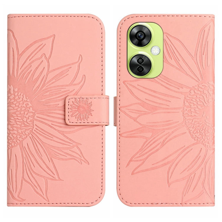 Skin Feel Sun Flower Embossed Leather Phone Case with Lanyard, Series 2 My Store