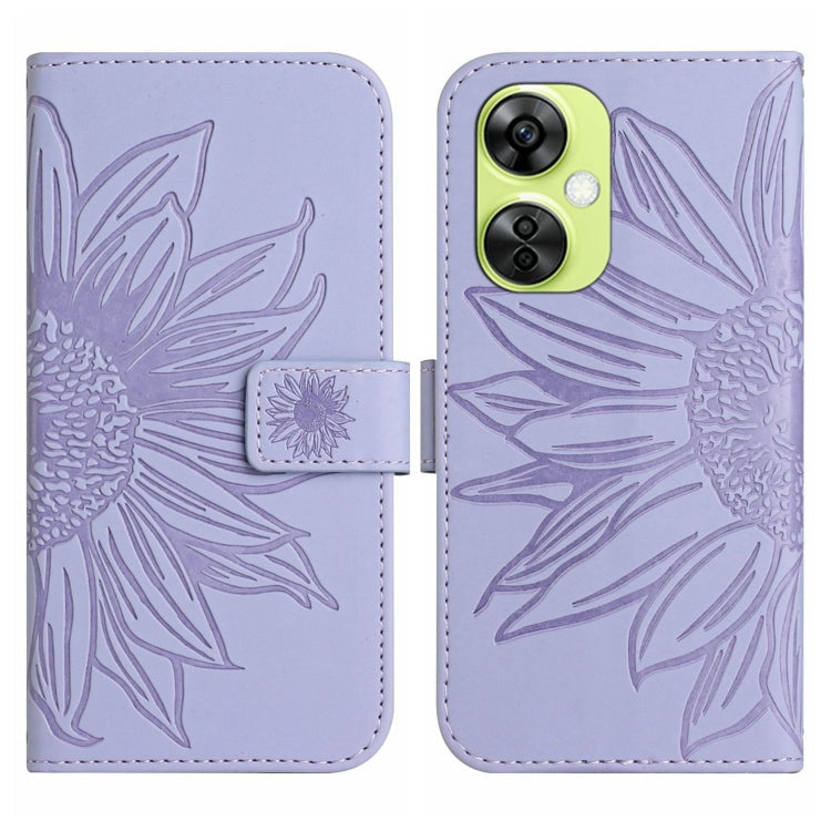 Skin Feel Sun Flower Embossed Leather Phone Case with Lanyard, Series 2 My Store