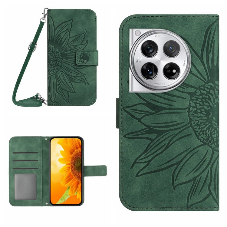 Skin Feel Sun Flower Embossed Leather Phone Case with Lanyard, Series 1 My Store