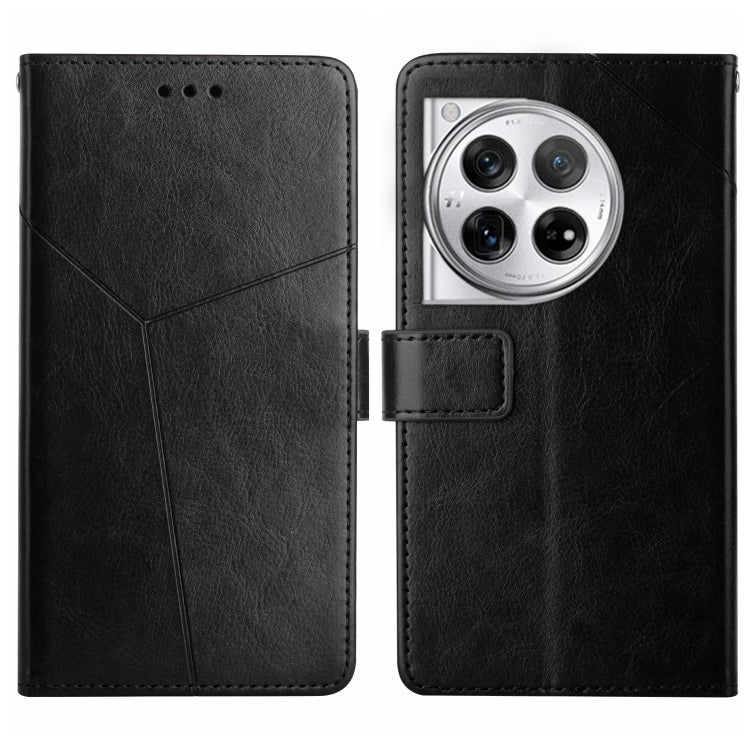 Y-shaped Pattern Flip Leather Phone Case