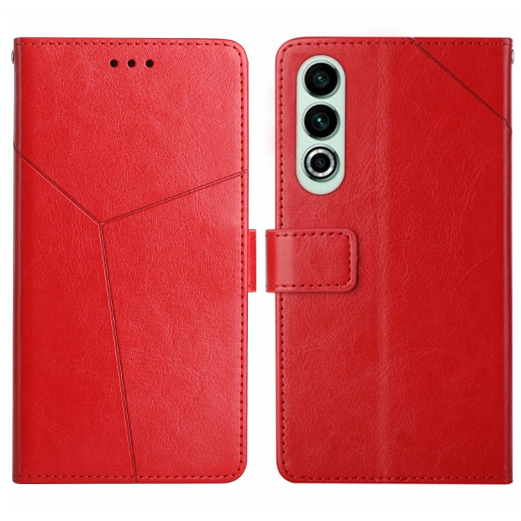 Y-shaped Pattern Flip Leather Phone Case