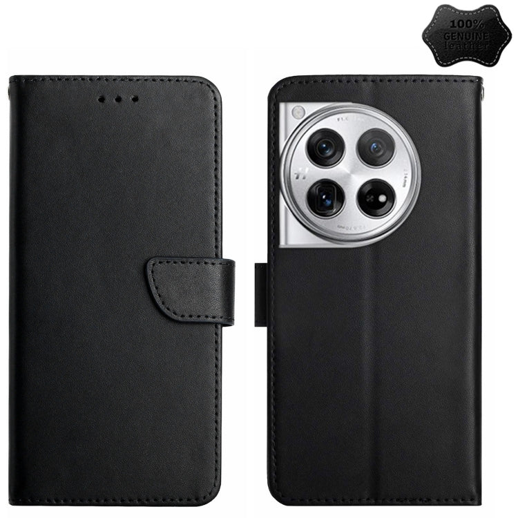 Genuine Leather Fingerprint-proof Flip Phone Case My Store