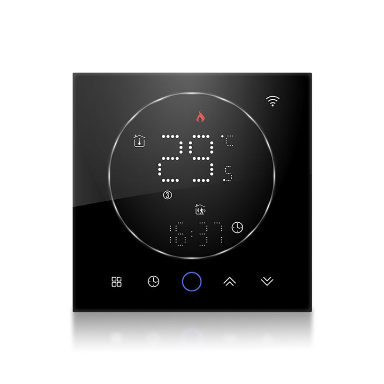 BHT-008GBL 95-240V AC 16A Smart Home Electric Heating LED Thermostat Without WiFi Reluova