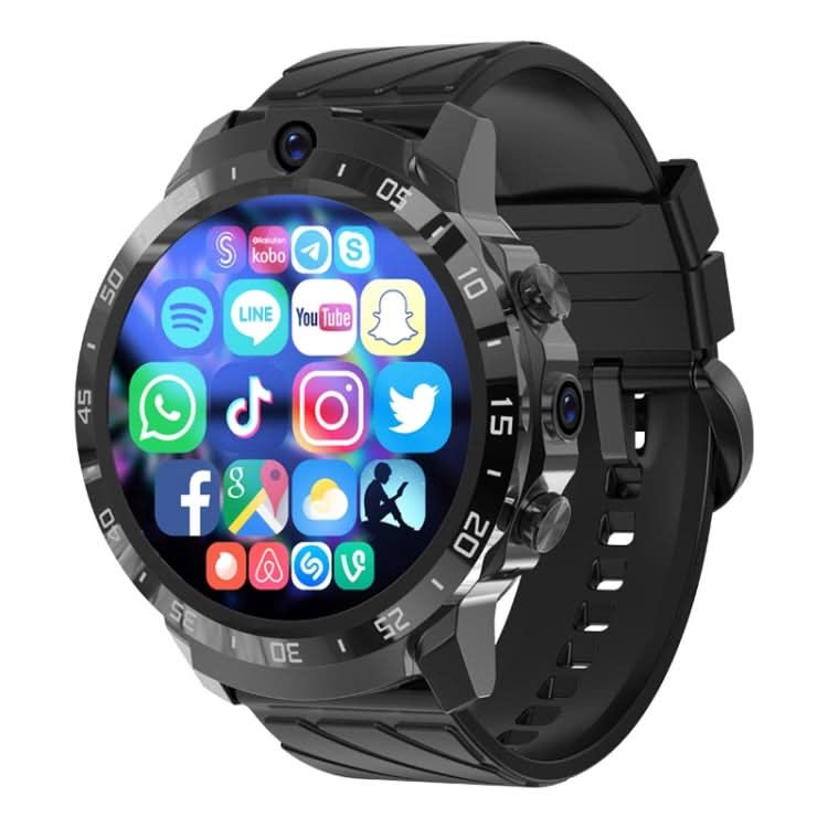 MT27 4G+64G 1.6 inch IP67 Waterproof 4G Android 8.1 Smart Watch Support Heart Rate / GPS