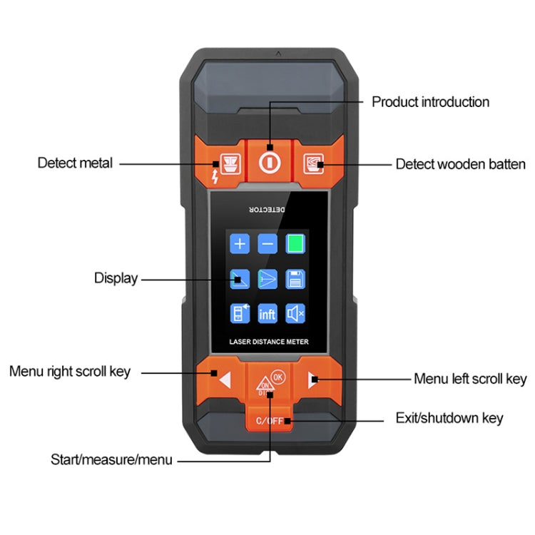 GVDA GD210D Handheld Wood Grain Metal Detector Reluova