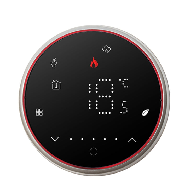 BHT-6001GALW 95-240V AC 5A Smart Round Thermostat Water Heating LED Thermostat Reluova