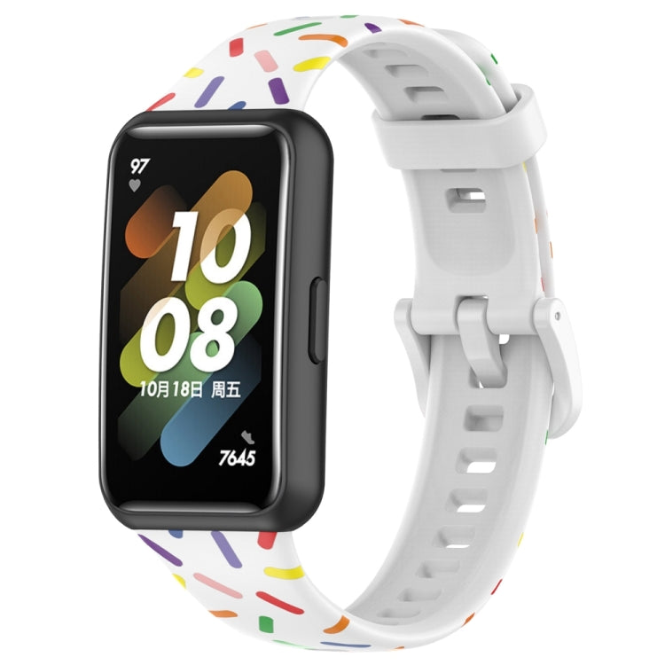 Sports Rainbow Dots Silicone Watch Band