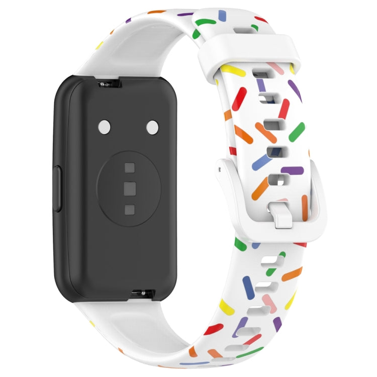 Sports Rainbow Dots Silicone Watch Band