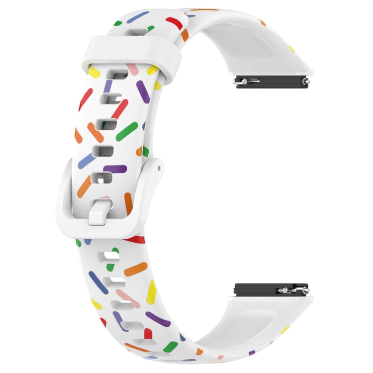 Sports Rainbow Dots Silicone Watch Band