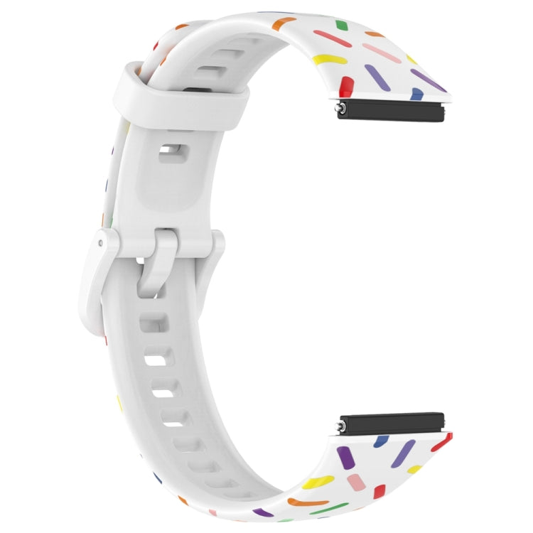 Sports Rainbow Dots Silicone Watch Band