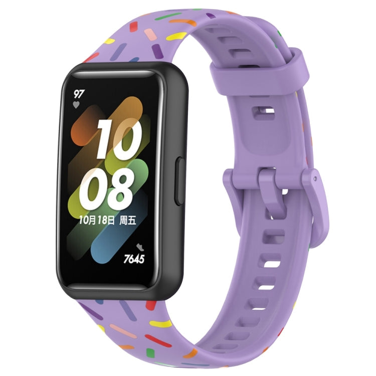 Sports Rainbow Dots Silicone Watch Band