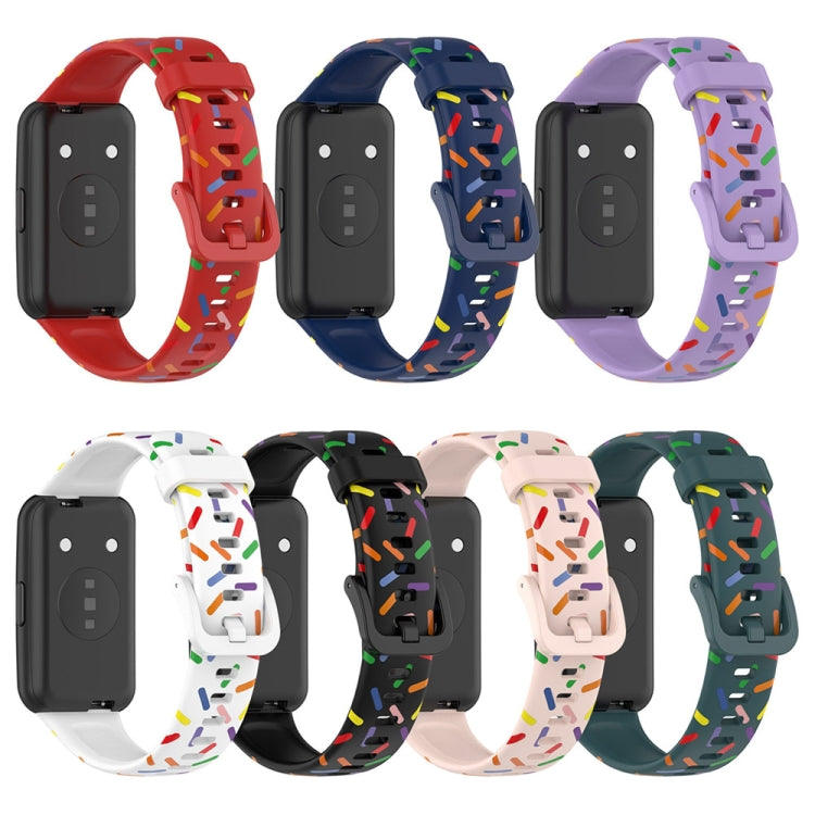 Sports Rainbow Dots Silicone Watch Band