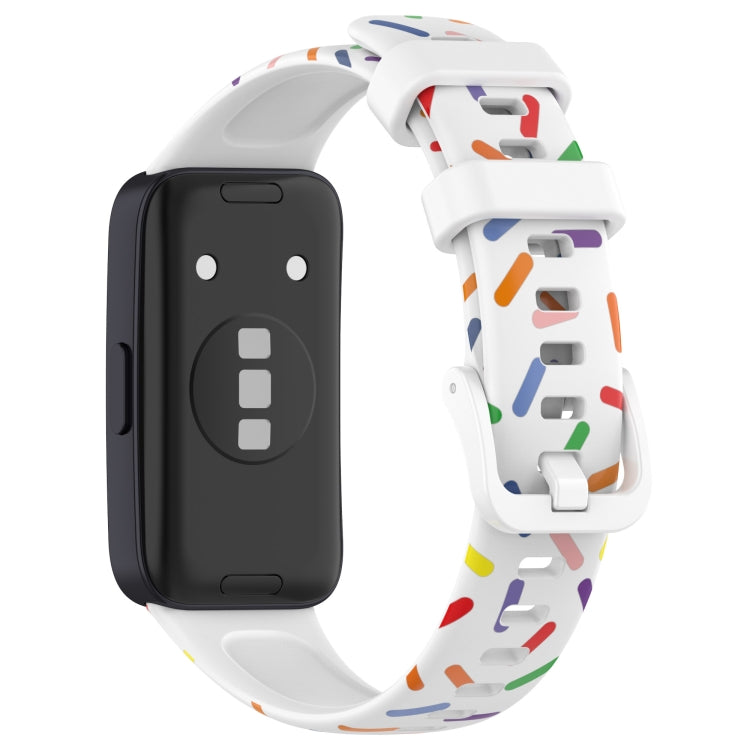 Sports Rainbow Dots Silicone Watch Band