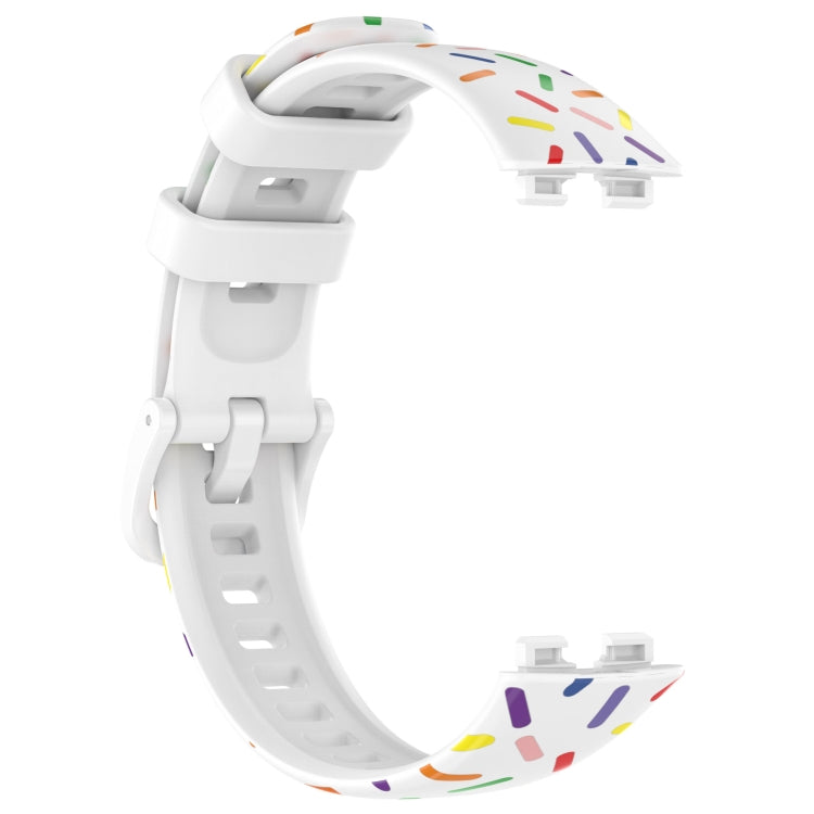 Sports Rainbow Dots Silicone Watch Band