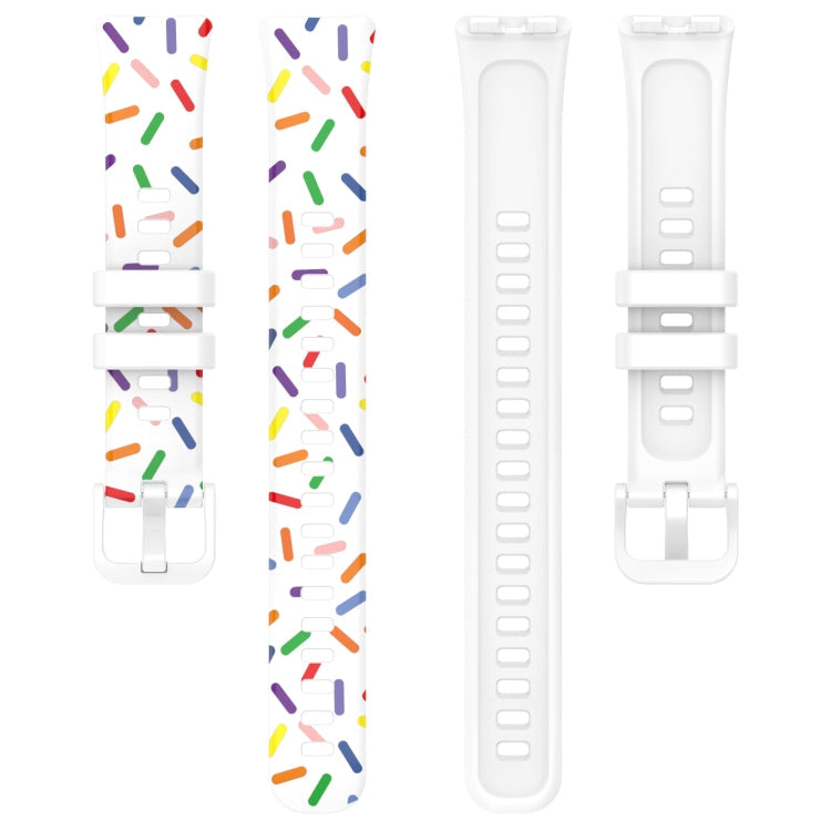 Sports Rainbow Dots Silicone Watch Band